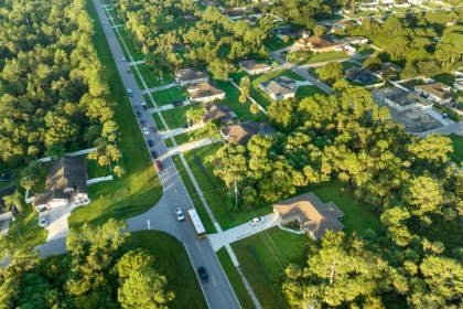 Aerial View American Yellow School Bus 2272500473 (1)