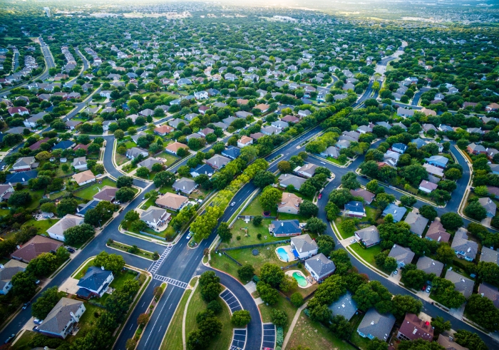 Thousands Houses Aerial Birds Eye View 537559498 (1)